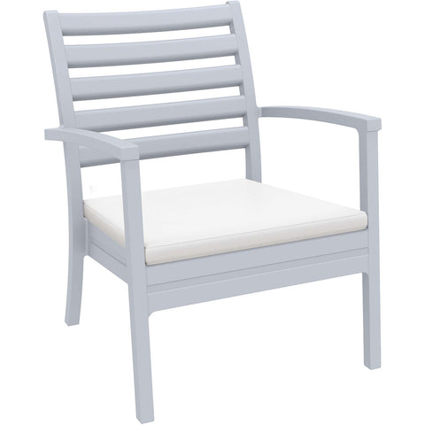 Artemis XL Arm Chair — Silver Grey