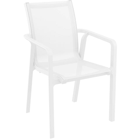 Pacific Arm Chair — White