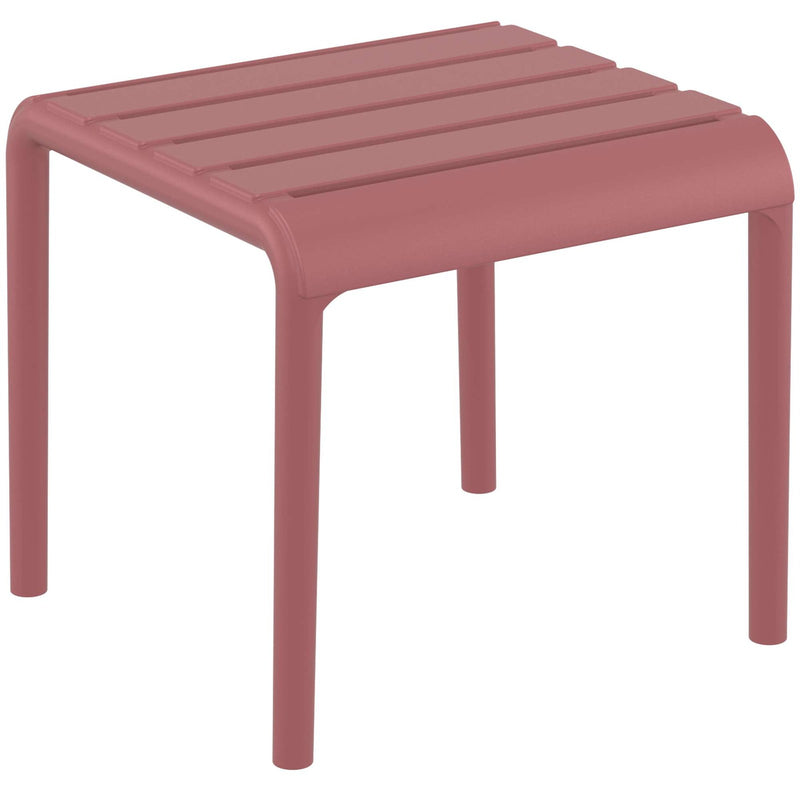 Paris Side Table/Footrest — Marsala
