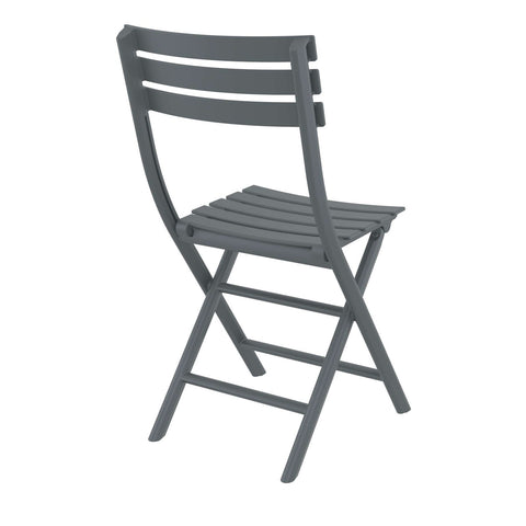 Helen Folding Chair — Dark Grey