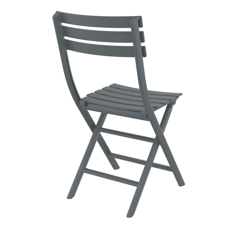 Helen Folding Chair — Dark Grey