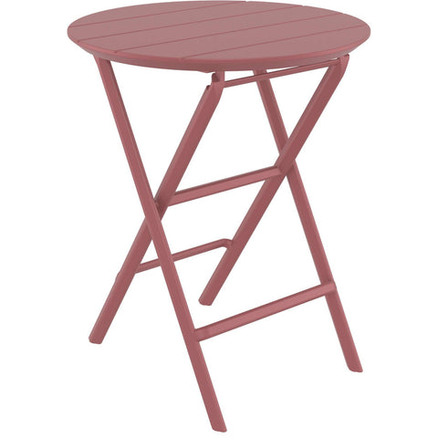 Helen Folding Table 60 Round — Marsala