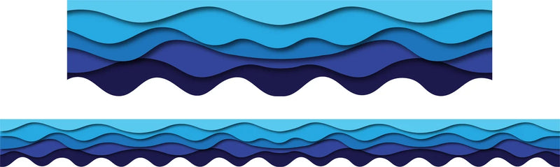 Ocean Waves Scalloped Border (Pack of 12) product image