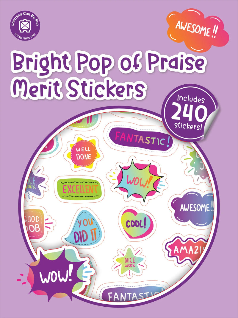 Pop of Praise Bright Merit Stickers product image