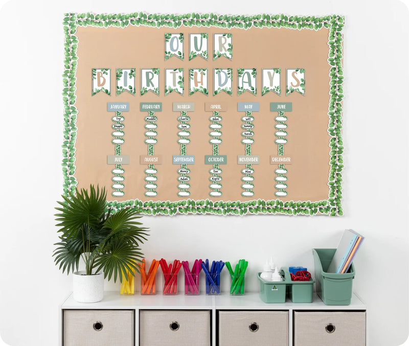 Eucalyptus Essentials Bday Bulletin Board Set product image