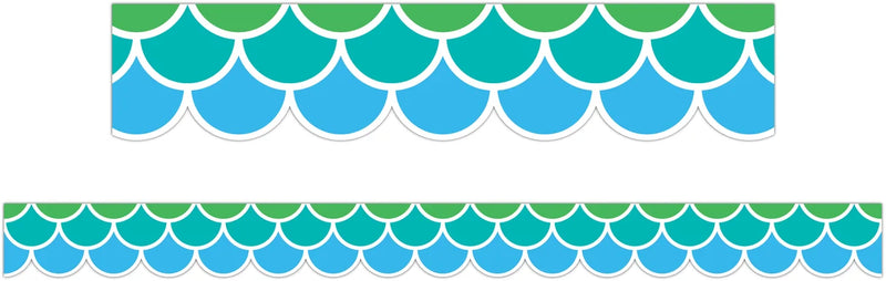 Cool Tones Scallops Border (Pack of 12) product image