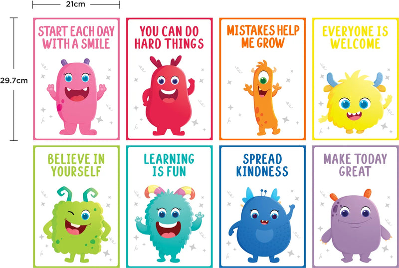 Giggle & Grow Motivational Poster Set of 8 product image