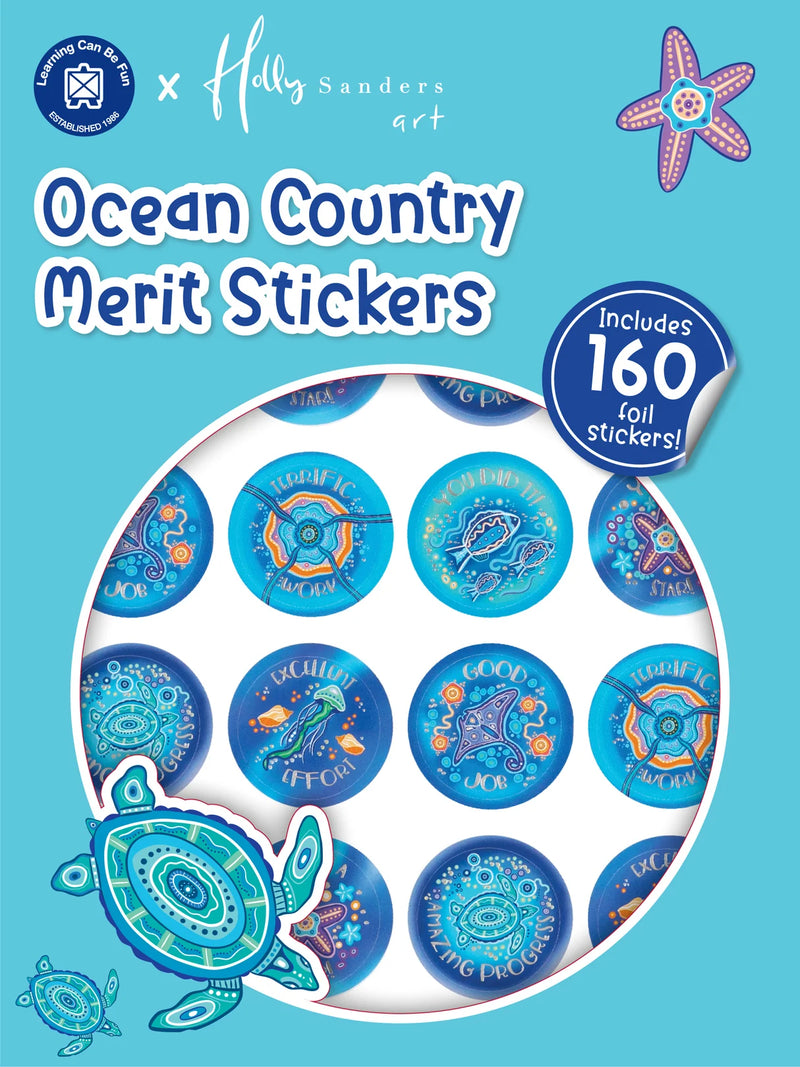 Ocean Country Foil Merit Sticker Book product image