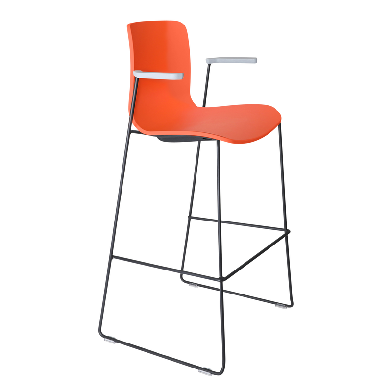 ACB High Sled Stool With Arms