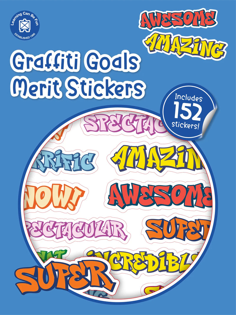 Graffiti Goals Merit Stickers product image