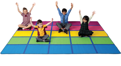 Rainbow Blocks Rug product image