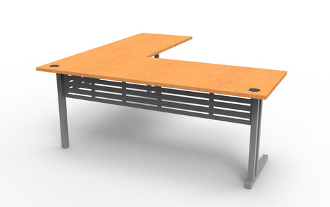 C-Leg Open Workstation with Return 1800x1800