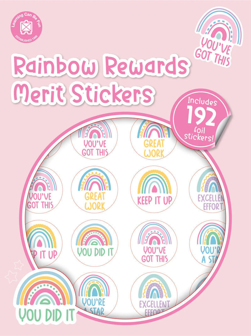 Rainbow Rewards Merit Stickers product image