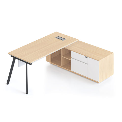 Casa Executive Desk with Eternity Leg - Right Hand