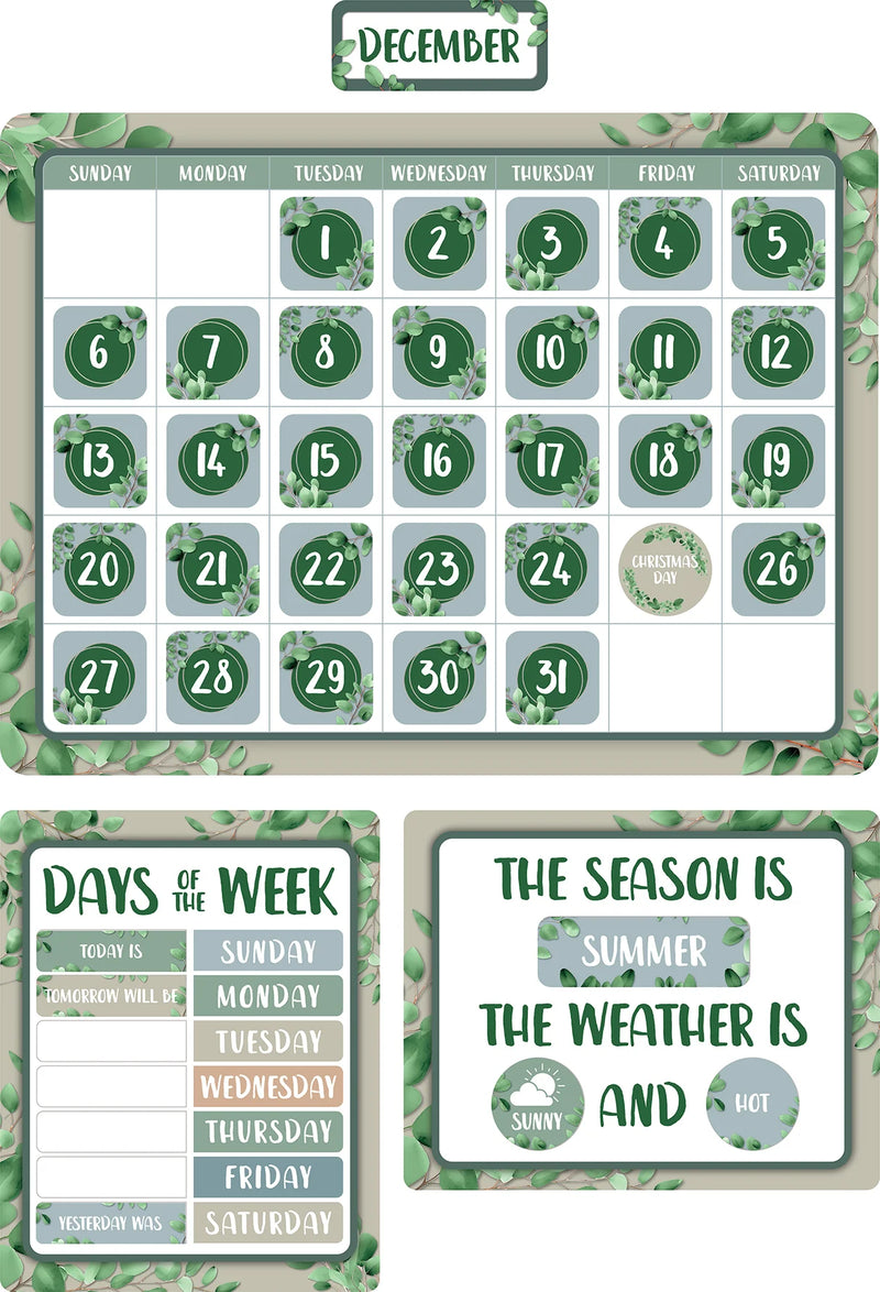 Eucalyptus Essentials Cal Bulletin Board Set product image