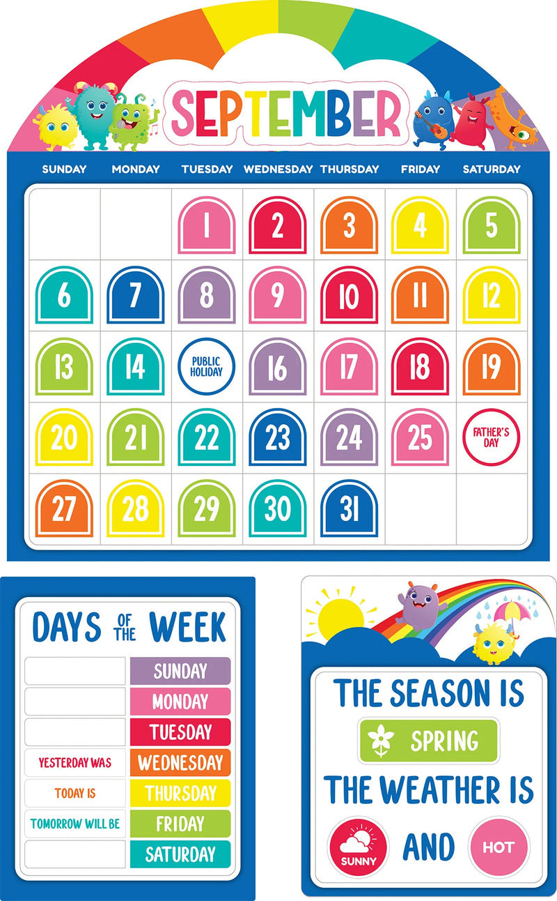 Giggle & Grow Calendar Bulletin Board Set product image