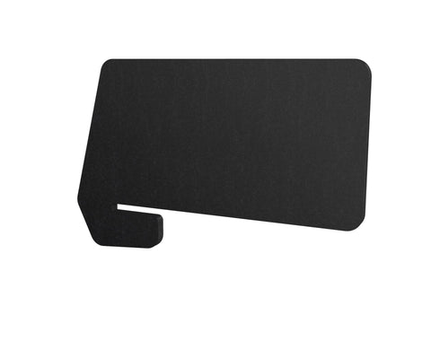 Eco Panel Slide Over Desk Screen - Black