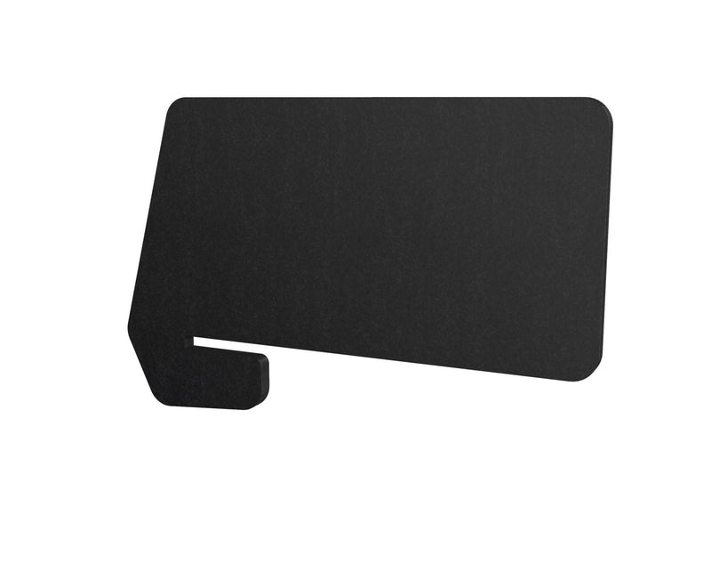 Eco Panel Slide Over Desk Screen - Black
