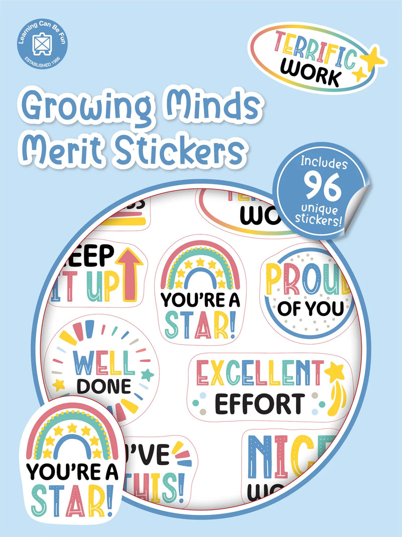 Growing Minds Motivational stickers (Pk72) product image