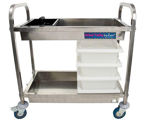 Multi-Purpose Stainless Steel Collage Trolley product image