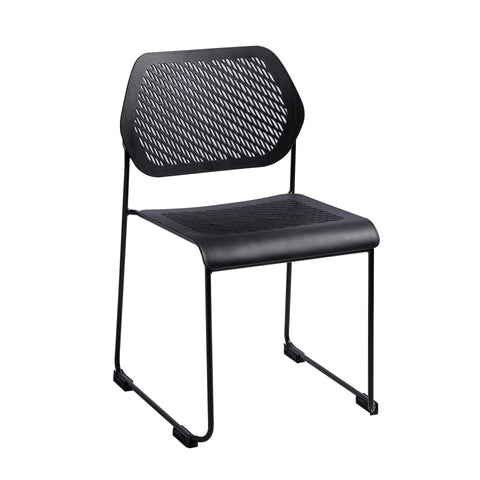 Frame Chair in Black Polypropylene