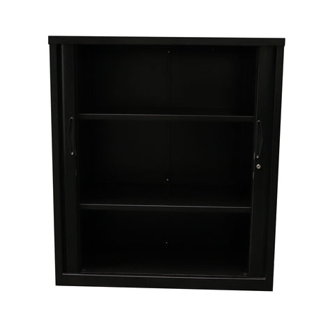 Tambour Door Unit 1016mm H x 900mm W - Black