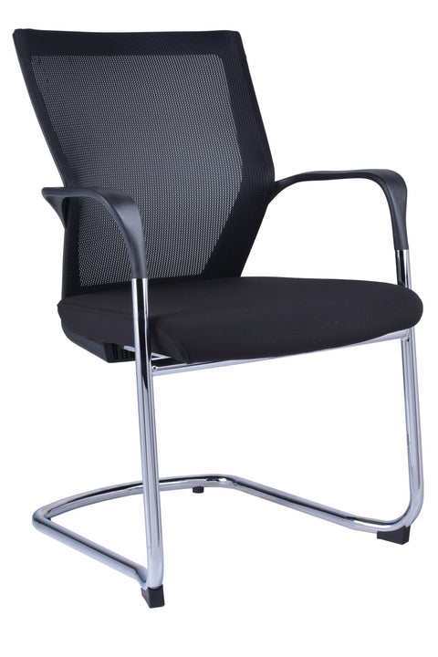 Mesh Back Visitor Chair - Chrome Cantilever