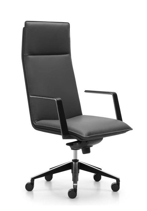 Mirage executive leather chair in black