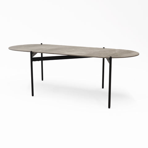 Nido Stone Top Oval Coffee Table