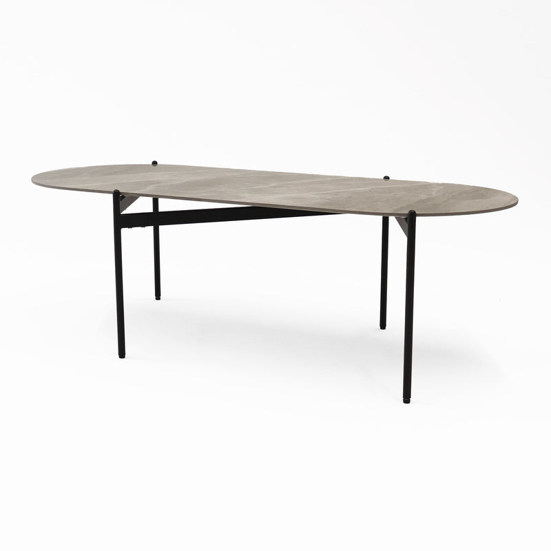 Nido Stone Top Oval Coffee Table