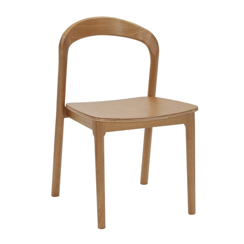 Nodo Chair in Natural American Oak Finish