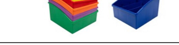 Plastic Large Book Tub, front view