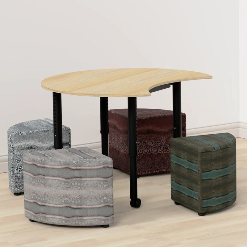 Schoolfurn Chomp Collaborative Table, front view