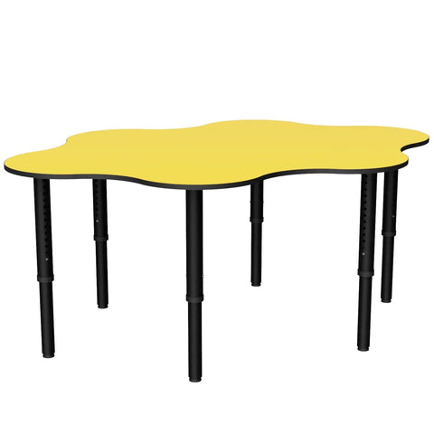 Schoolfurn Cloud 6 Collaborative Table, front view