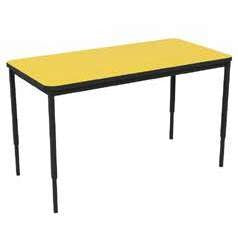 Schoolfurn Ezy-Height Rectangular Table, front view