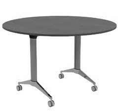 Schoolfurn Flip & Store Round Table, 1200 × 1200 × 720mm, front view