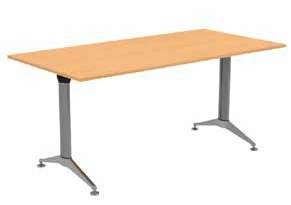Schoolfurn Metro Meeting Table, 1500 × 750 × 720mm, front view