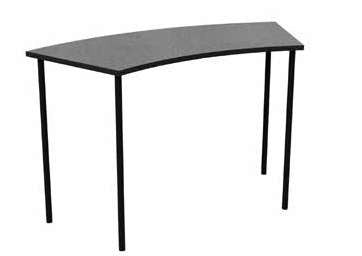 Schoolfurn Octave Standing Table, front view