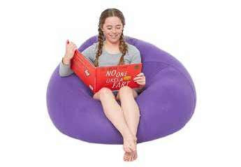 Schoolfurn Pod Bean Bag, front view