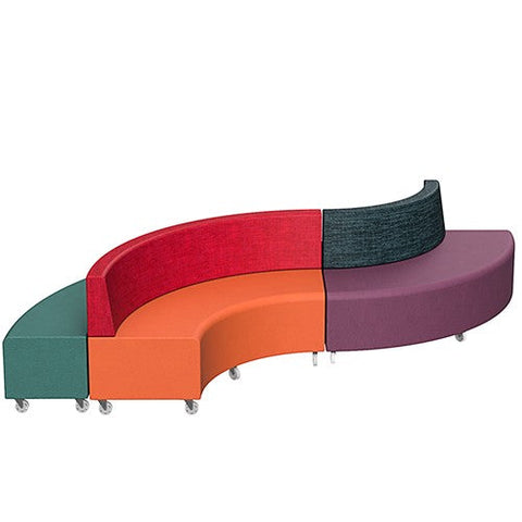 Schoolfurn Quad Mirror Package, front view