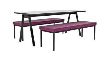 Schoolfurn Quad Slim Booth, front view