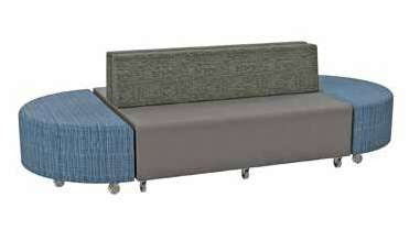 Schoolfurn Quad Track Package, front view