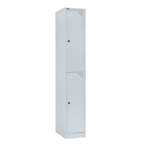 Two Tier Steel Locker 305mm Wide