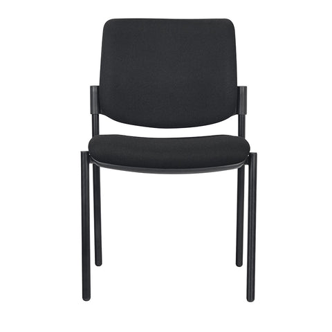 Visitor Chair in Black Fabric