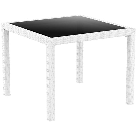 Bali Table 940 x 940 — White