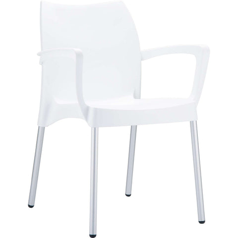 Dolce Arm Chair — White