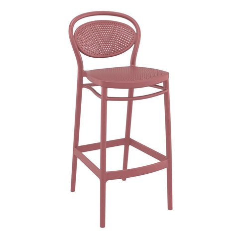 Marcel Bar Stool 75cm (Dry Bar Height) — Marsala