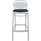 Marcel Bar Stool 65cm (Counter Height) — White