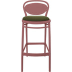 Marcel Bar Stool 65cm (Counter Height) — Marsala