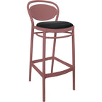 Marcel Bar Stool 65cm (Counter Height) — Marsala
